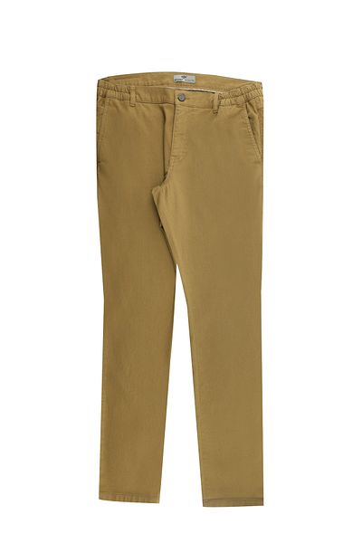 Kiğılı Regular Fit Lycra Canvas / Chino Pants with Elastic Waist