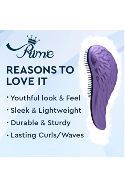 Prime Wing Tangle Scalp Massager Hair Brush, Detangler Comb