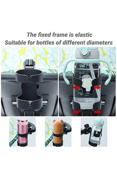 Choice black Baby Stroller Cup Holder Children Bicycle Bottle Rack Infant Feeding Bottle Beverage Cup Unive