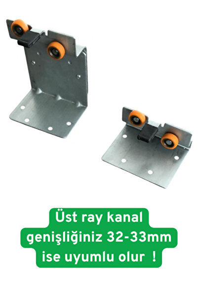 Raymek Dolap Ray Sistemi Üstten Askı Mekanizma Rulmanlı