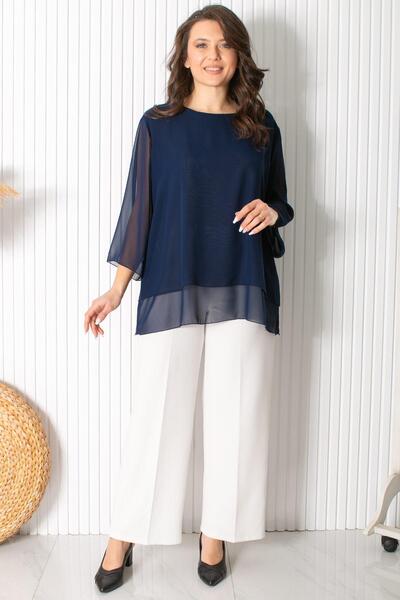 Fahima Tunica din Sifon Bleumarin FHM924