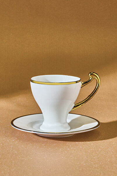 Karaca Serpil 6 Kişilik Kahve Fincan Takımı 100 ml Gold