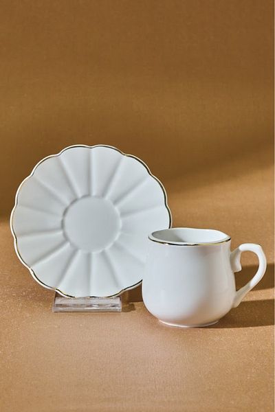 Karaca Set cești de cafea Lantern pentru 6 persoane 90 ml Aur