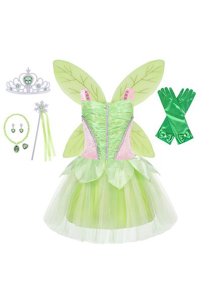 Generic Masquerade Butterfly Costume Wonderful Fairy Princess Dress Halloween Show Party Gathering L