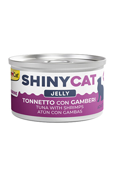 Gimpet Gimcat Shinycat Jelly Karidesli Ton Balığı Konserve Kedi Maması 70 gr