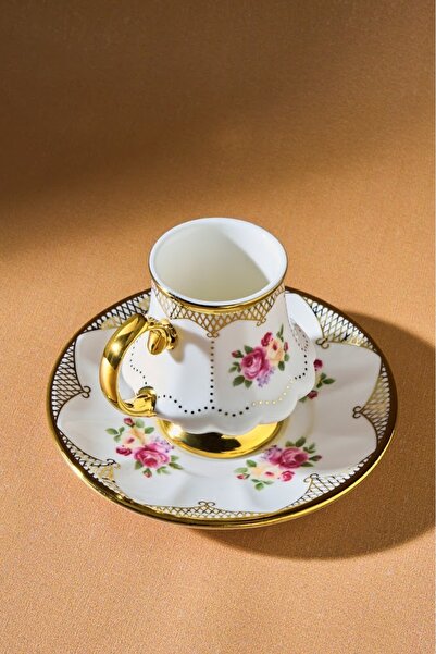 Karaca Nermin 2 Kişilik Kahve Fincan Takımı 85 ml