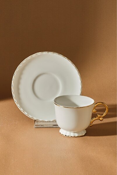 Karaca Elegant 6-Person Coffee Cup Set 80 Ml