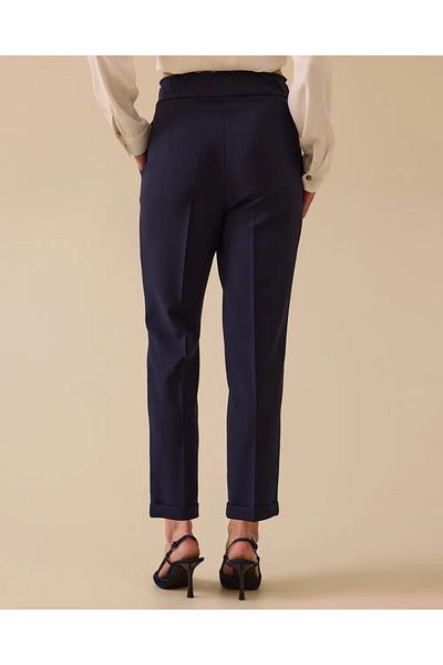 SEÇİL Seçil Women's Waist Gathered Carrot Cut Trousers 10002511010031