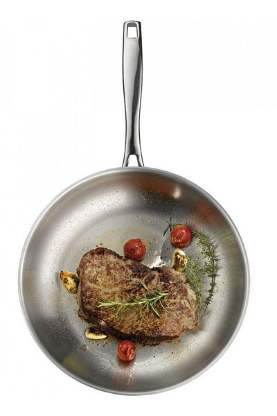 Kela Stainless steel frying pan 18/10 FLAVORIA 28 cm