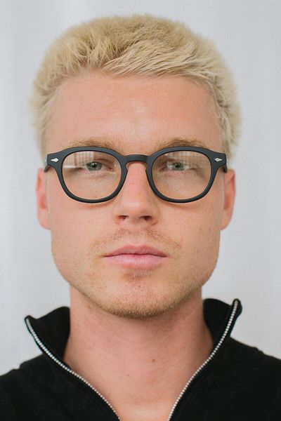 Bilge Karga Ryan Matt Black Men's Blue Light Protective Glasses