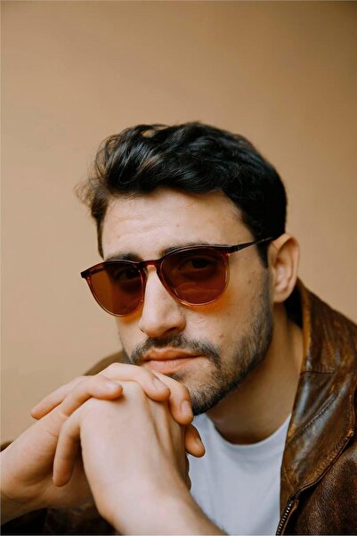 Bilge Karga نظارة شمسية أفاتيا براون نيود براون للرجال