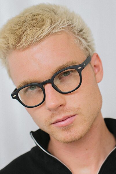 Bilge Karga Ryan Matt Black Men's Blue Light Protective Glasses