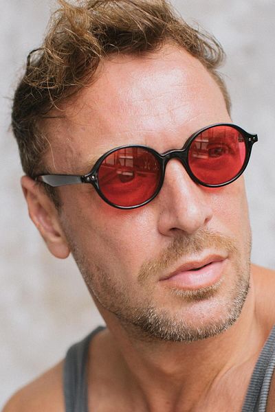 Bilge Karga Erla Black Red Men's Sunglasses
