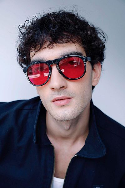 Bilge Karga Benett Black Red Men's Sunglasses