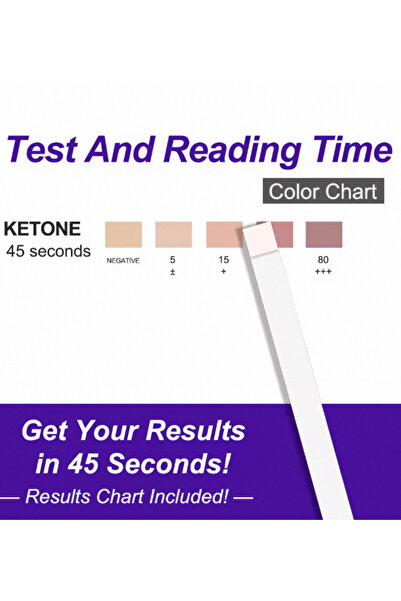 Choice شرائط اختبار الكيتون (١٠٠ شرائط) لاختبار الكيتون في البول. شرائط اختبار الكيتوزية لنظام الكيتو الغذائي، لونها شاحب...