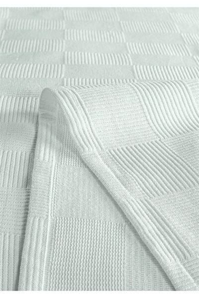 HomeBerry 100% Cotton Lidia Blue Single Pique Set 160 X 230 cm