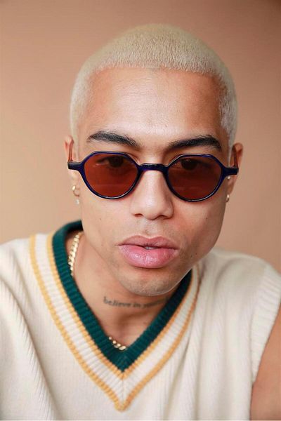 Bilge Karga Paula Navy Brown Men's Sunglasses