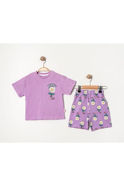 e-çocuk Happy Papatya 2 Piece Girl's Suit 4850