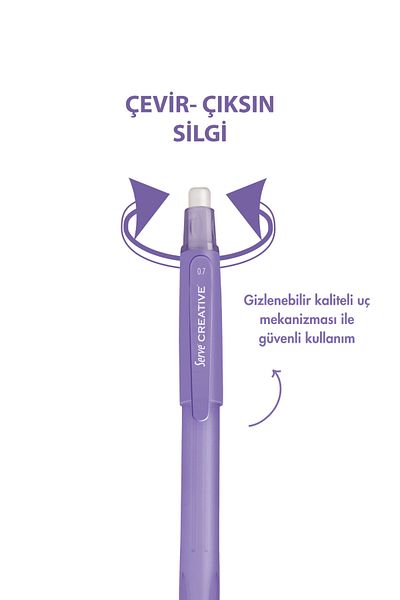 Serve Creative Versatil Nib Pen - Pastel Colors