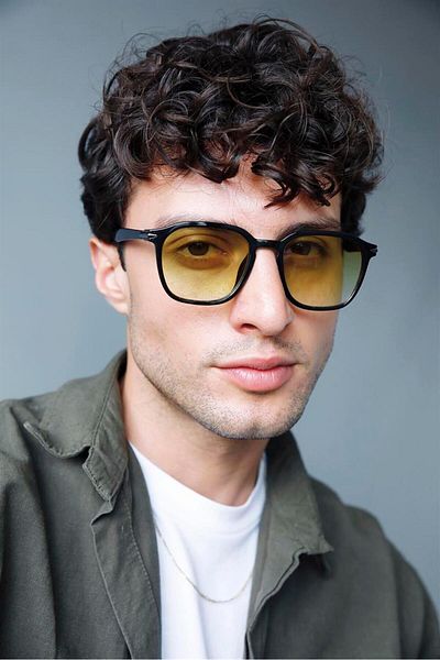 Bilge Karga Marit Black Yellow Men's Sunglasses