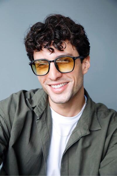 Bilge Karga Marit Black Yellow Men's Sunglasses