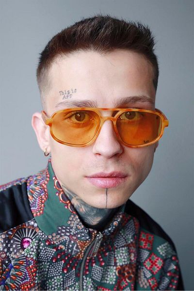 Bilge Karga Hanry Orange Men's Sunglasses