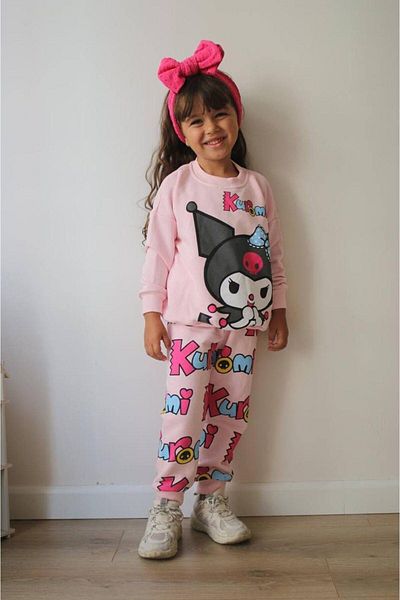 MİO Pink Bottom Top Set Pink
