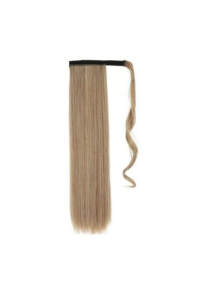 animis beauty Hair Extension Ponytail Sandy Blonde, straight, 60 cm, synthetic fiber with natural look