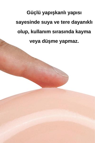 Heleni Γυναικείο δέρμα με διάφανο λουράκι Magic Large Showing Αυτοκόλλητο σουτιέν με υποστήριξη σιλικόνης