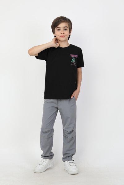 e-çocuk Swoop Printed Boy's 2-Piece Suit 60284