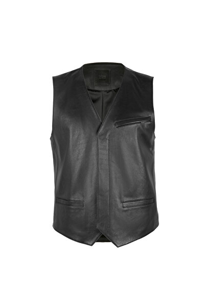 Desa Sitra Siyah Erkek Deri Yelek