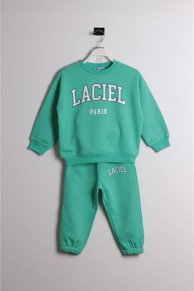 MİO Unisex Kids 3 Thread Green Suit Green