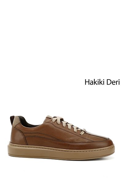 GÖNDERİ(R) Ανδρικό Sneaker από γνήσιο δέρμα με σόλα από καουτσούκ με κορδόνια