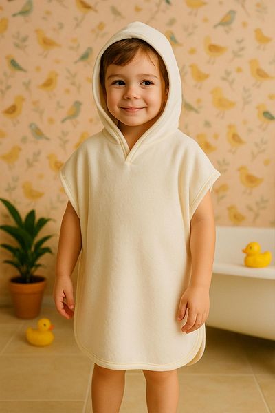 Ender Home Hooded Cotton Towel for Boys Girls - Sea, Beach, Pool Children's Poncho