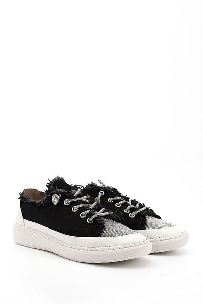 GÖNDERİ(R) Femei / Fete Blugi negri Tricoturi Stone Comfort Sneaker