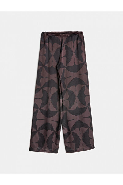 DAPHNE SPORT Πιτζάμες Viscos Kimono με στάμπα σατέν πουκάμισο με έξι πτερύγια χαλαρή εφαρμογή βρετανικό γιακά μακρύ μανίκι