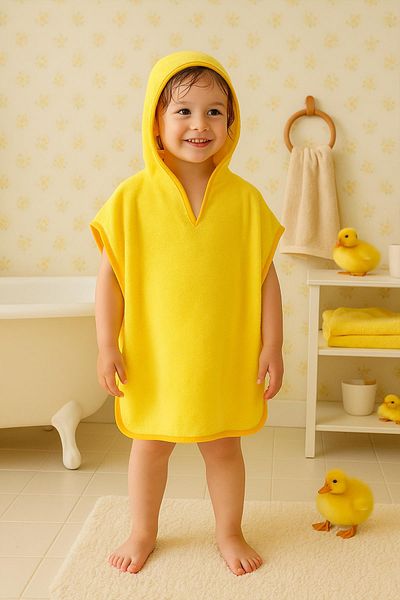 Ender Home Hooded Cotton Towel for Boys Girls - Sea, Beach, Pool Children's Poncho