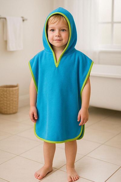 Ender Home Hooded Cotton Towel for Boys Girls - Sea, Beach, Pool Children's Poncho