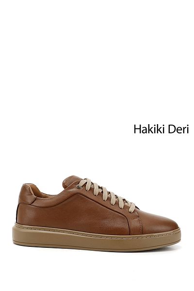 GÖNDERİ(R) Ανδρικό Sneaker από γνήσιο δέρμα με σόλα από καουτσούκ με κορδόνια