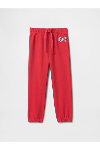 GAP Erkek Bebek Kırmızı Fransız Havlu Kumaş Jogger Eşofman Altı