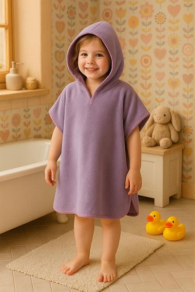 Ender Home Hooded Cotton Towel for Boys Girls - Sea, Beach, Pool Children's Poncho