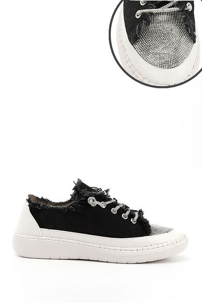 GÖNDERİ(R) Femei / Fete Blugi negri Tricoturi Stone Comfort Sneaker
