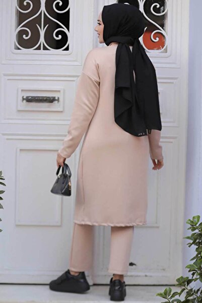 Neva Style Set dublu Hijab Somon 80012SMN