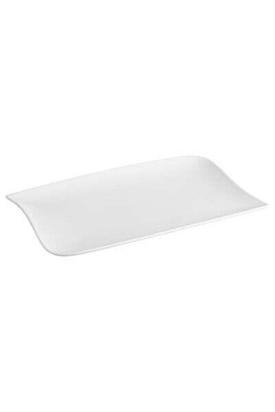 Secret de Gourmet Rectangular Shape Dessert Plate White 28 x 18cm