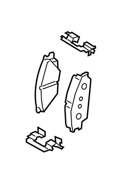 Kia Front Brake Pads Kia Soul 2020-2024