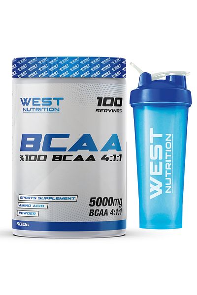 West Nutrition Bcaa 4:1:1 - 500 Gr Unflavored 100 Servings