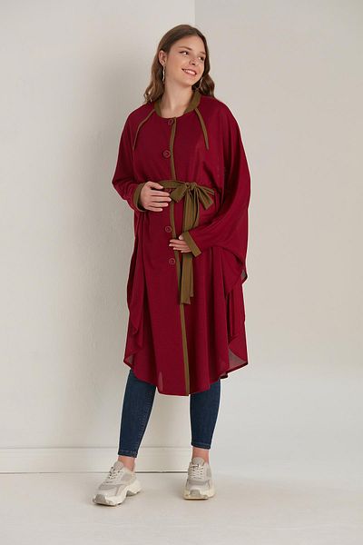 Işşıl 4396-pregnant Air Conditioning Fabric Cool Poncho