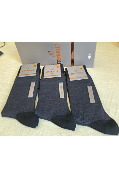 Mısırlı Mısırlı Erkek Dikişsiz Konforlu Jakarlı Bambu Kumaş Çorap 6 Lı Paket