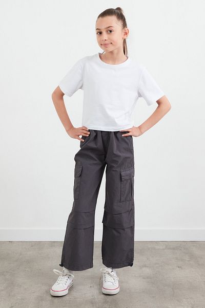 Fulla Moda Unisex Kids Jogger Pants - Parachute Fabric with Stopper