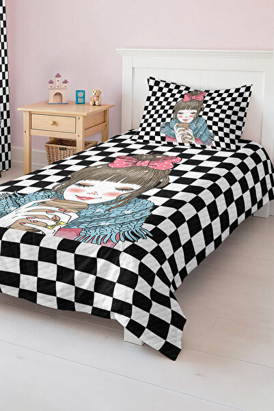 Realhomes مجموعة مفردة من أغطية السرير من قماش بيكيه لغرفة الأطفال والمراهقين...